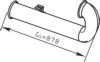DINEX 22725 Exhaust Pipe